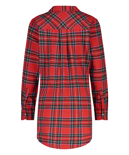 Camisón de estilo masculino Jersey, Rojo