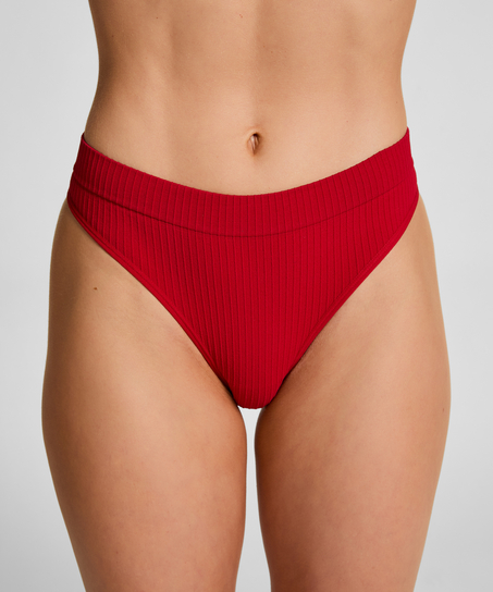 Tanga de tiro alto Dianne, Rojo