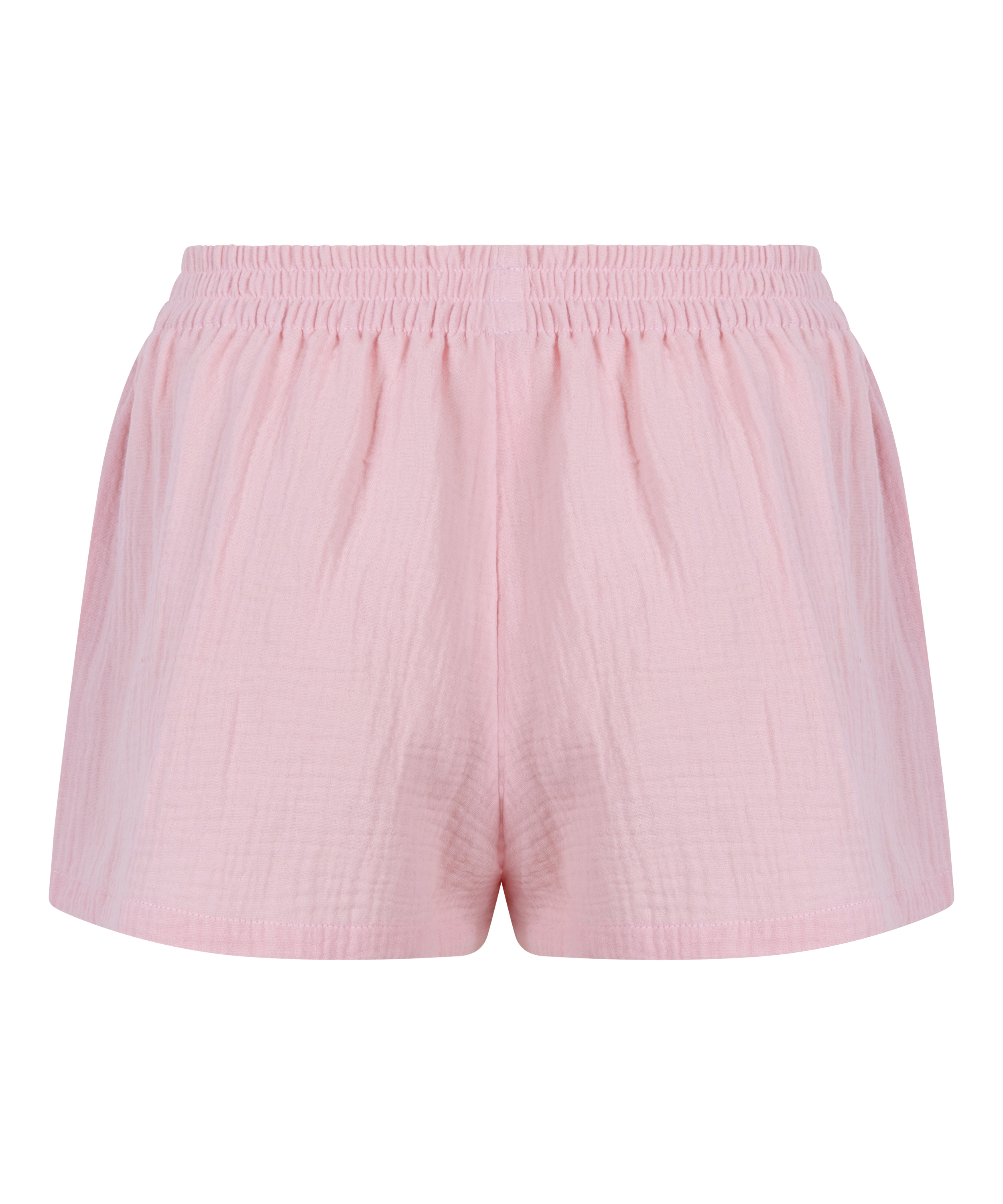 Short de muselina, Rosa, main
