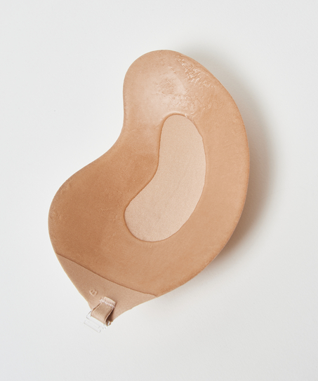 Sujetador de corte bajo, Beige