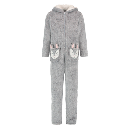 Mono Juvenil Fleece, Gris