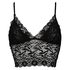 Bralette longline Fancy, Negro