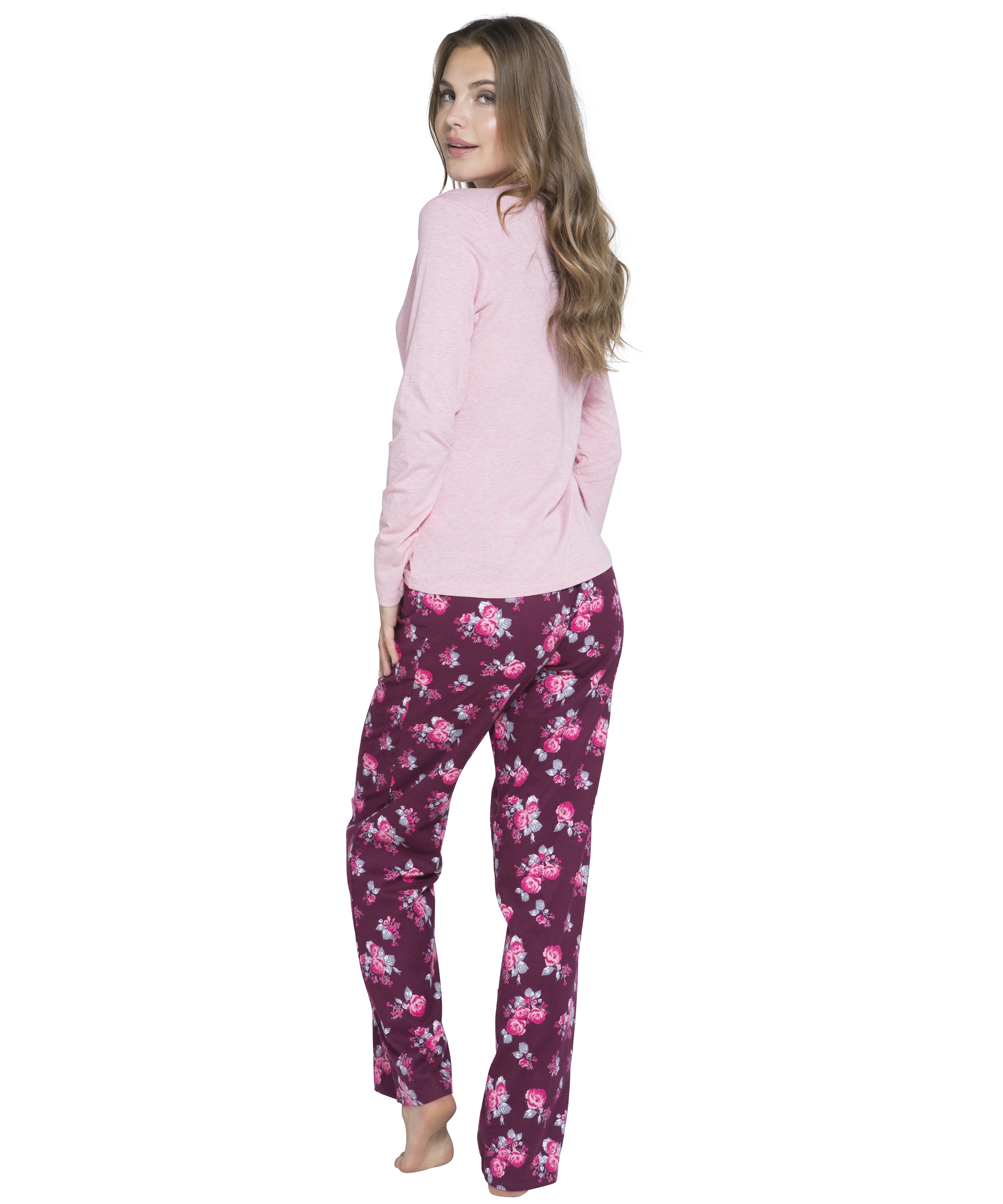 Shyla Pants Flower, Morado, main