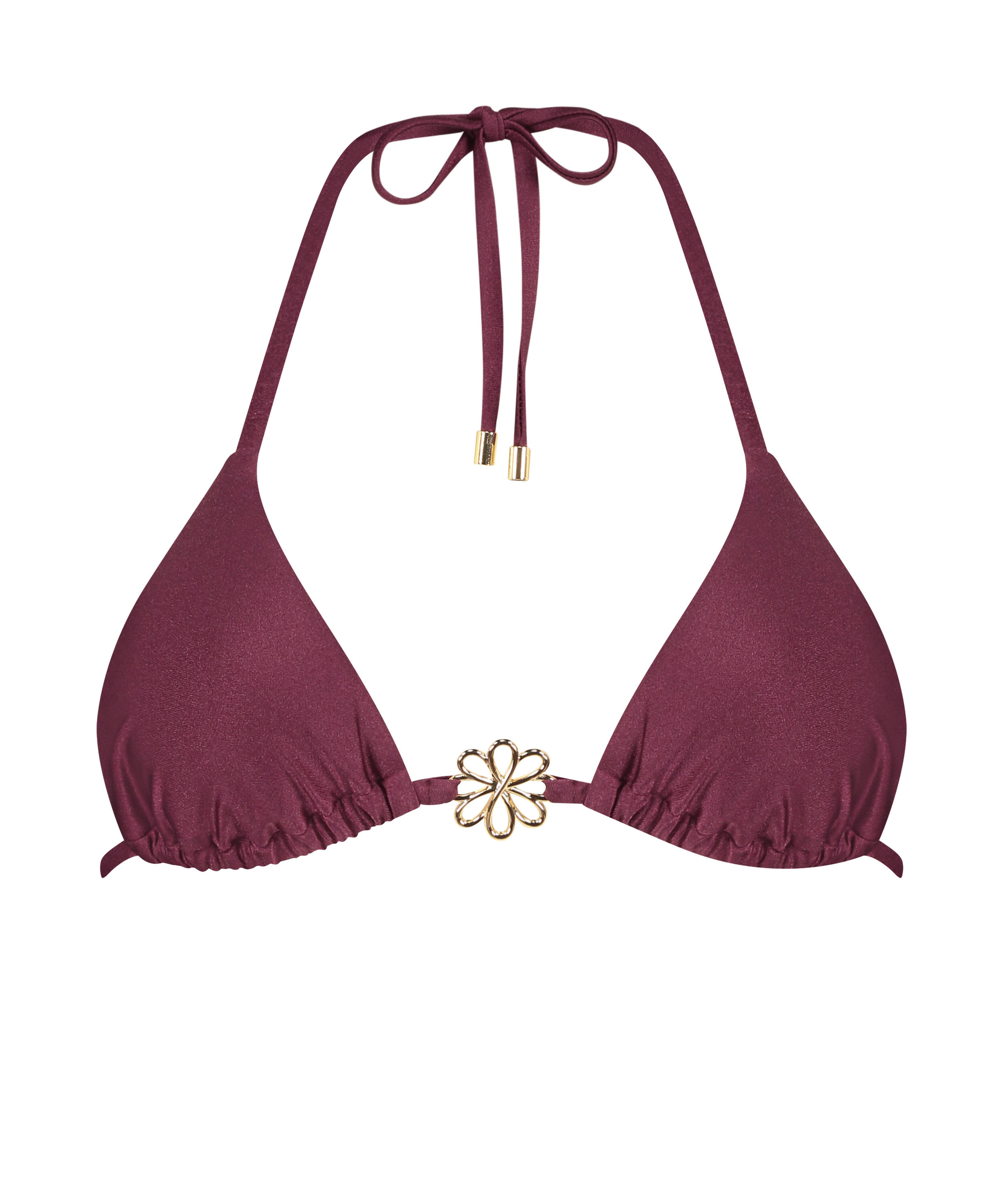 Top de bikini triangular Yucatan, Rojo