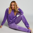 Pantalones de deporte Velours, Morado