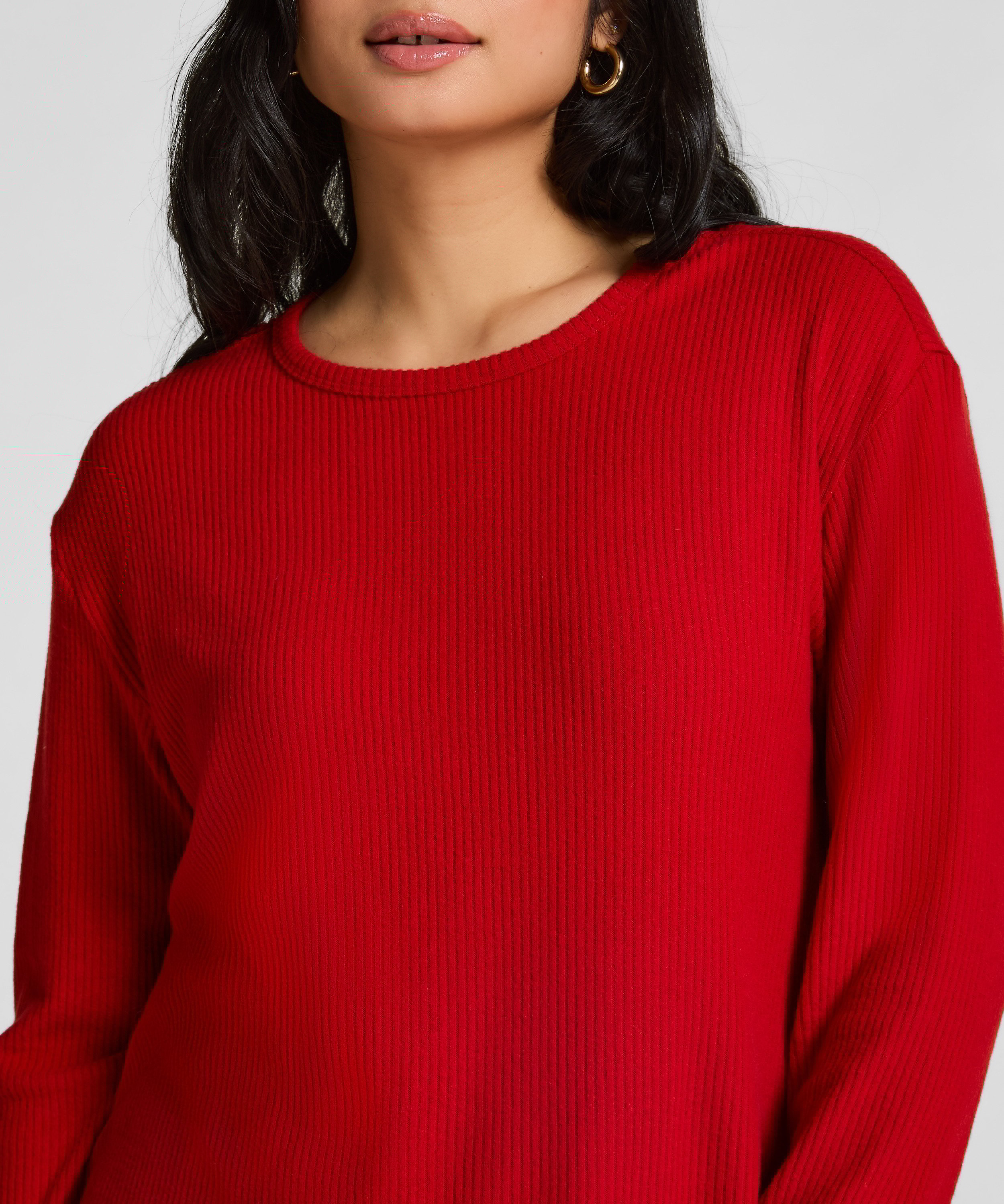 Top de pijama Jersey, Rojo, main