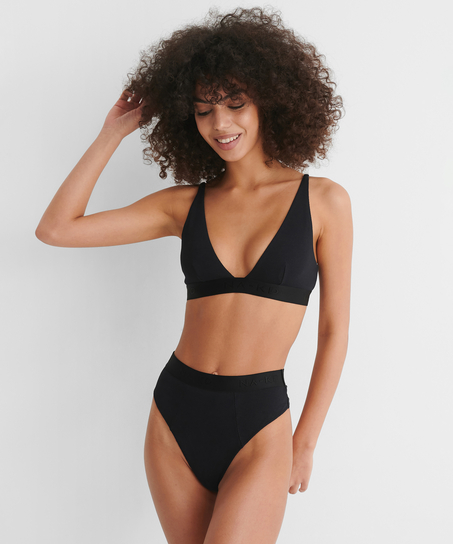 Bralette Casia HKM x NA-KD, Negro