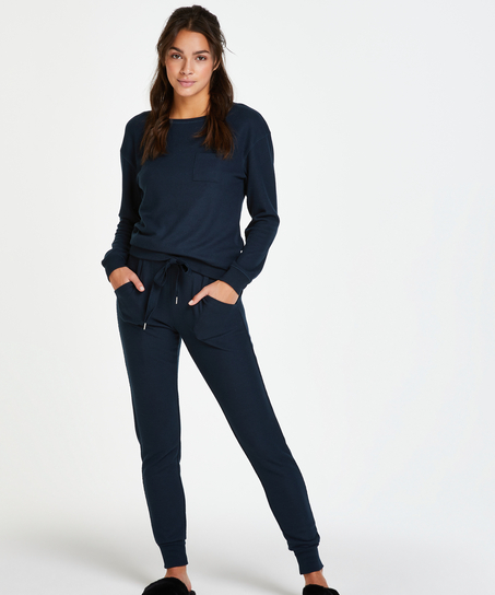 Conjunto de pijama Waffle, Azul