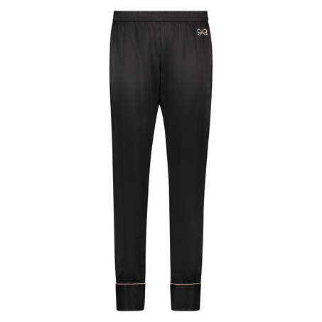 Pantal&oacute;n de pijama Satinado Bow, Negro