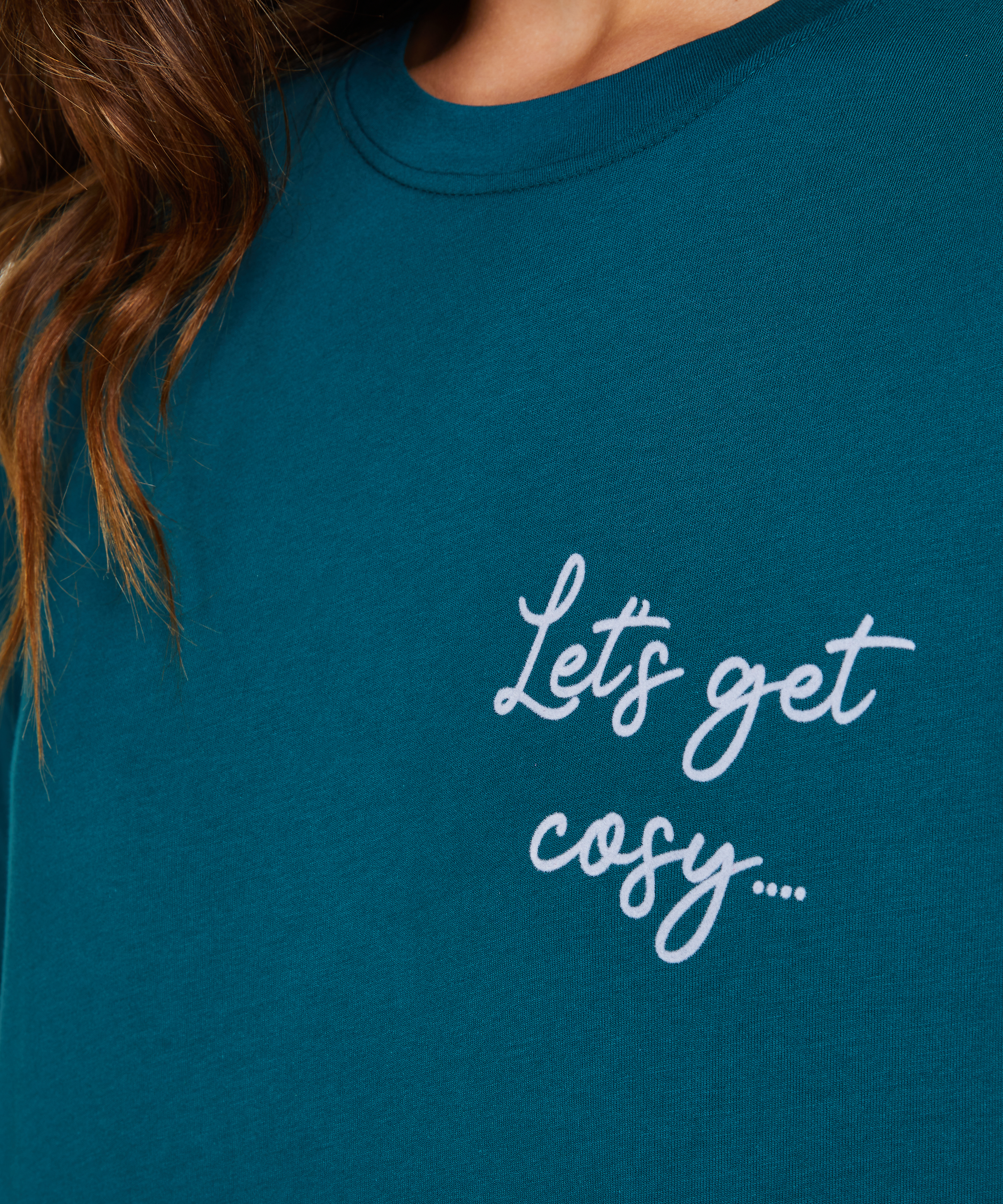 Conjunto de pijama, Azul, main