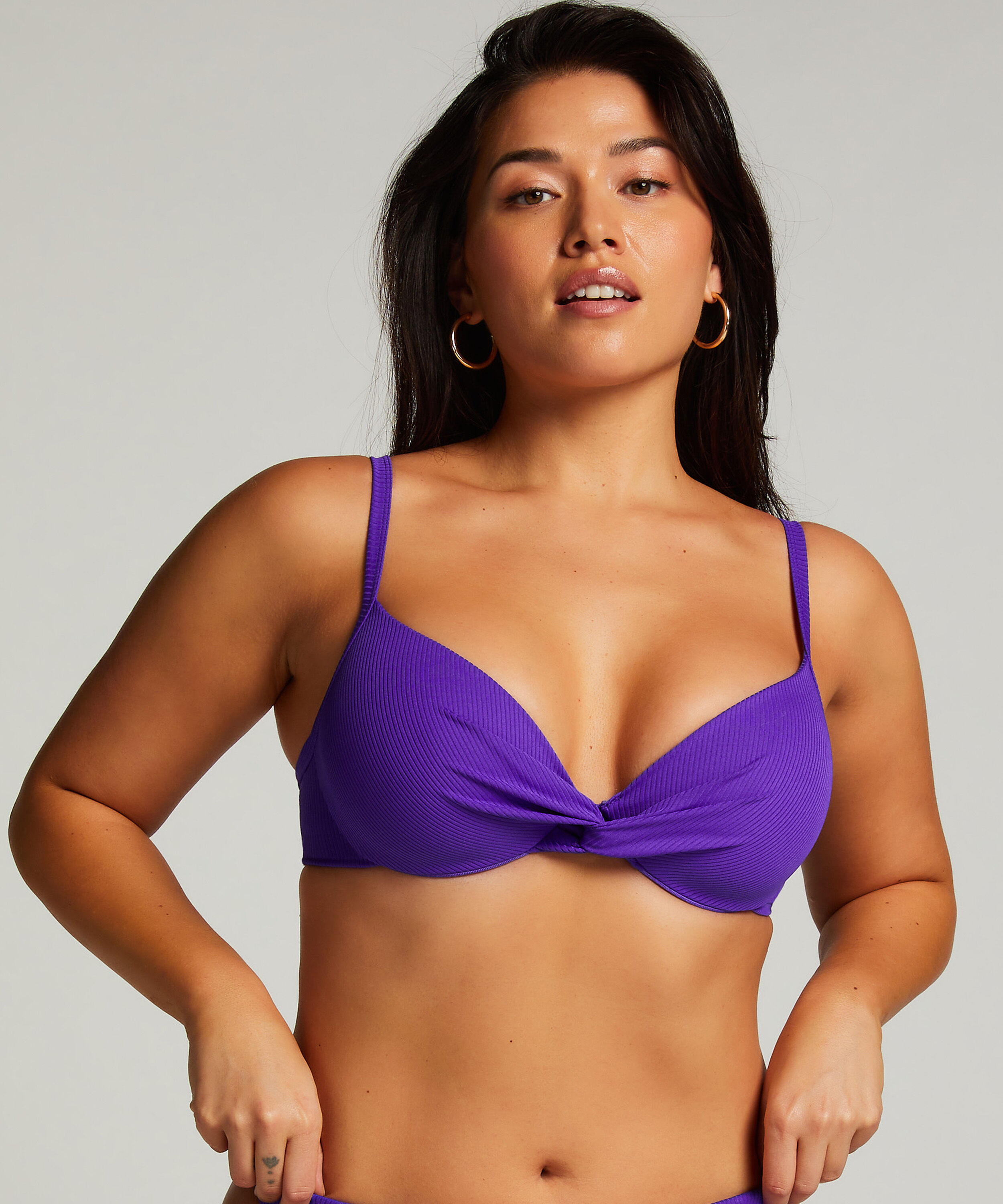 Top de bikini Eclipse, Morado