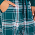 Pantal&oacute;n de pijama Petite Twill Check, Azul