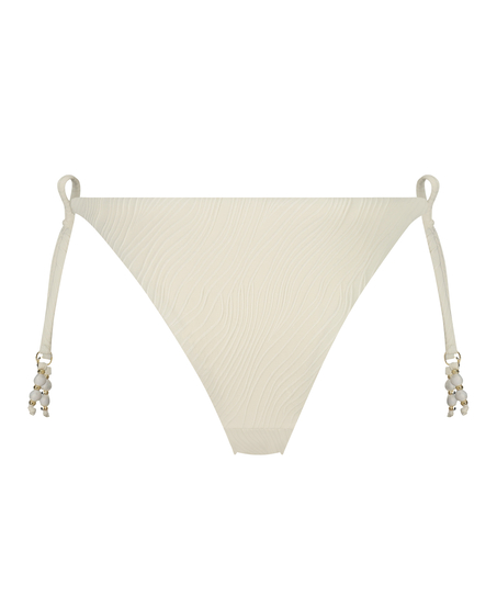 Braguita de Bikini de Corte Alto Cozumel, Blanco