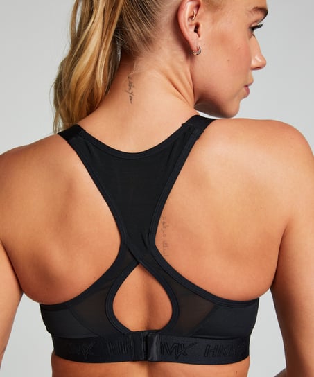 HKMX Sujetador deportivo The All Star Level 2, Negro