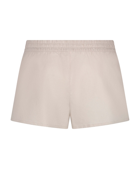 Pantalones cortos de pijama Lino, Beige