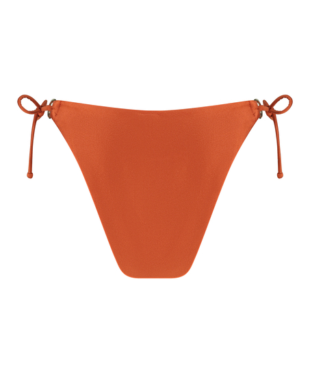 Braguita de bikini de tiro alto Corfu, Naranja