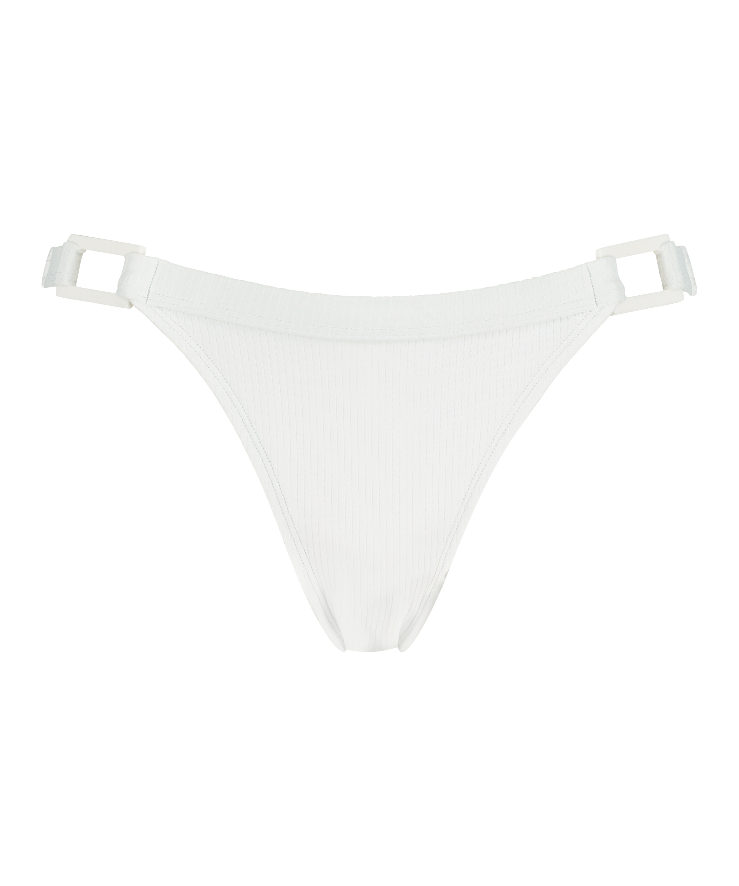 Sugerente braguita de bikini Rib Lana, Blanco, main
