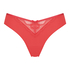 Braguita brasile&ntilde;a de corte alto Nadine, Rojo