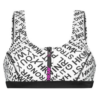 Top de bikini corto de HKMX, Blanco