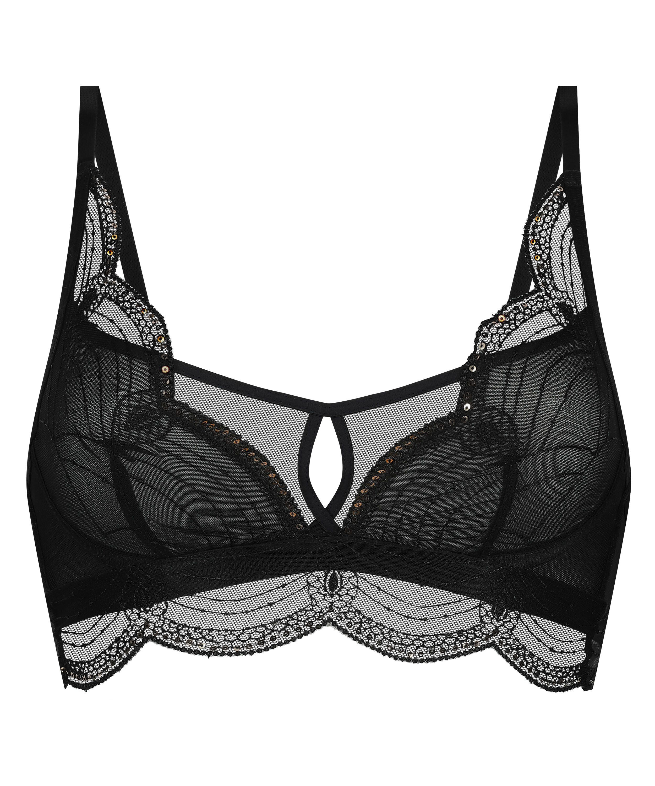 Bralette Ruby, Negro