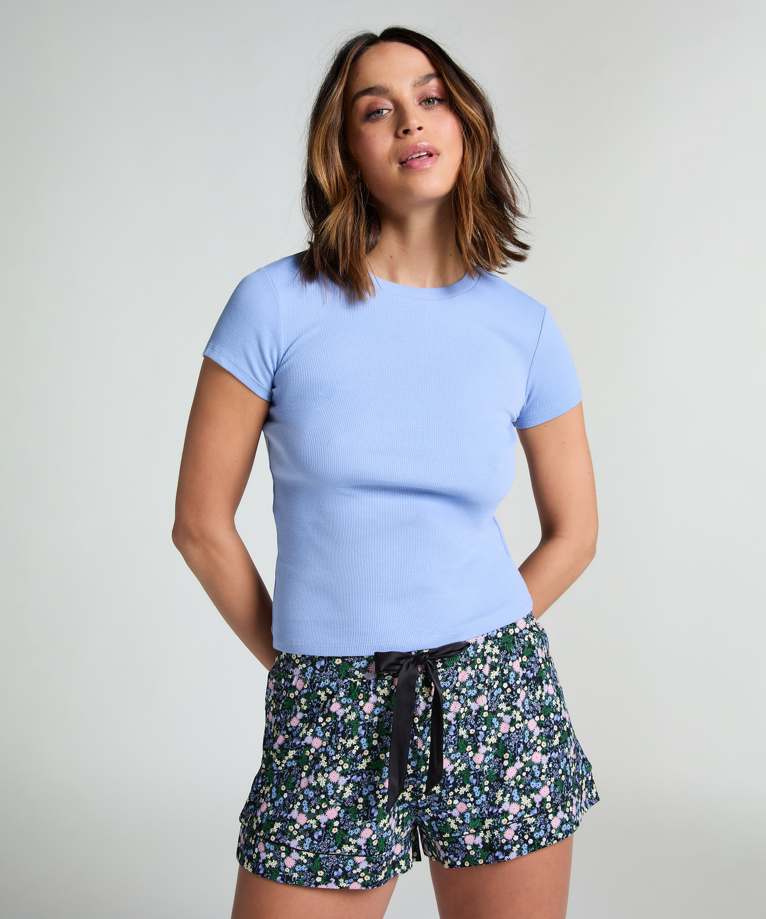 Short de punto, Negro, main