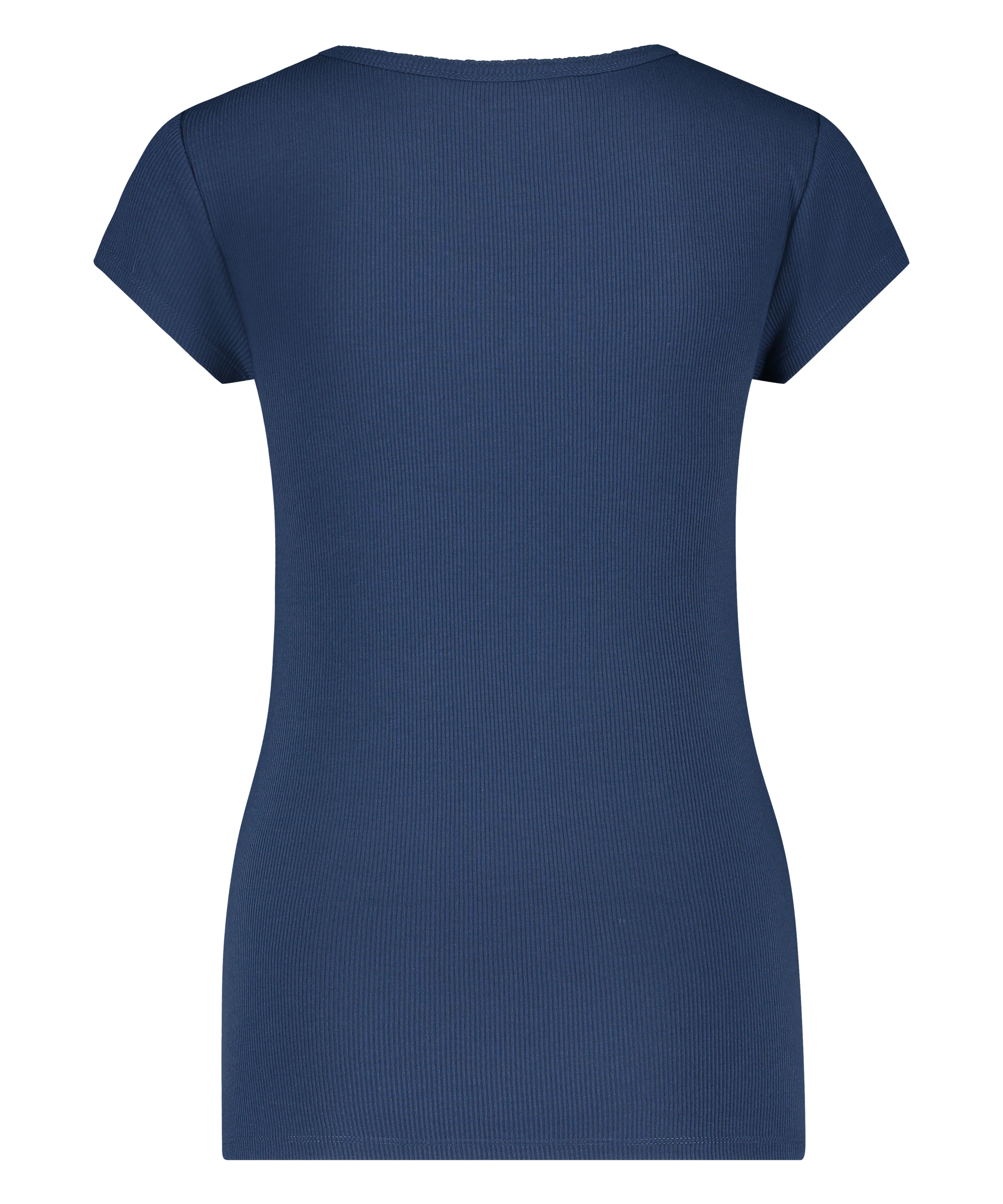 Top de pijama de manga corta., Azul, main