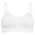 Strappy top sin costuras, Blanco