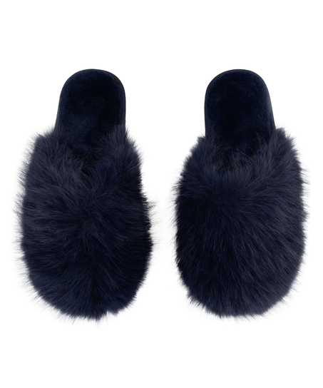 Pantuflas Isabella, Azul