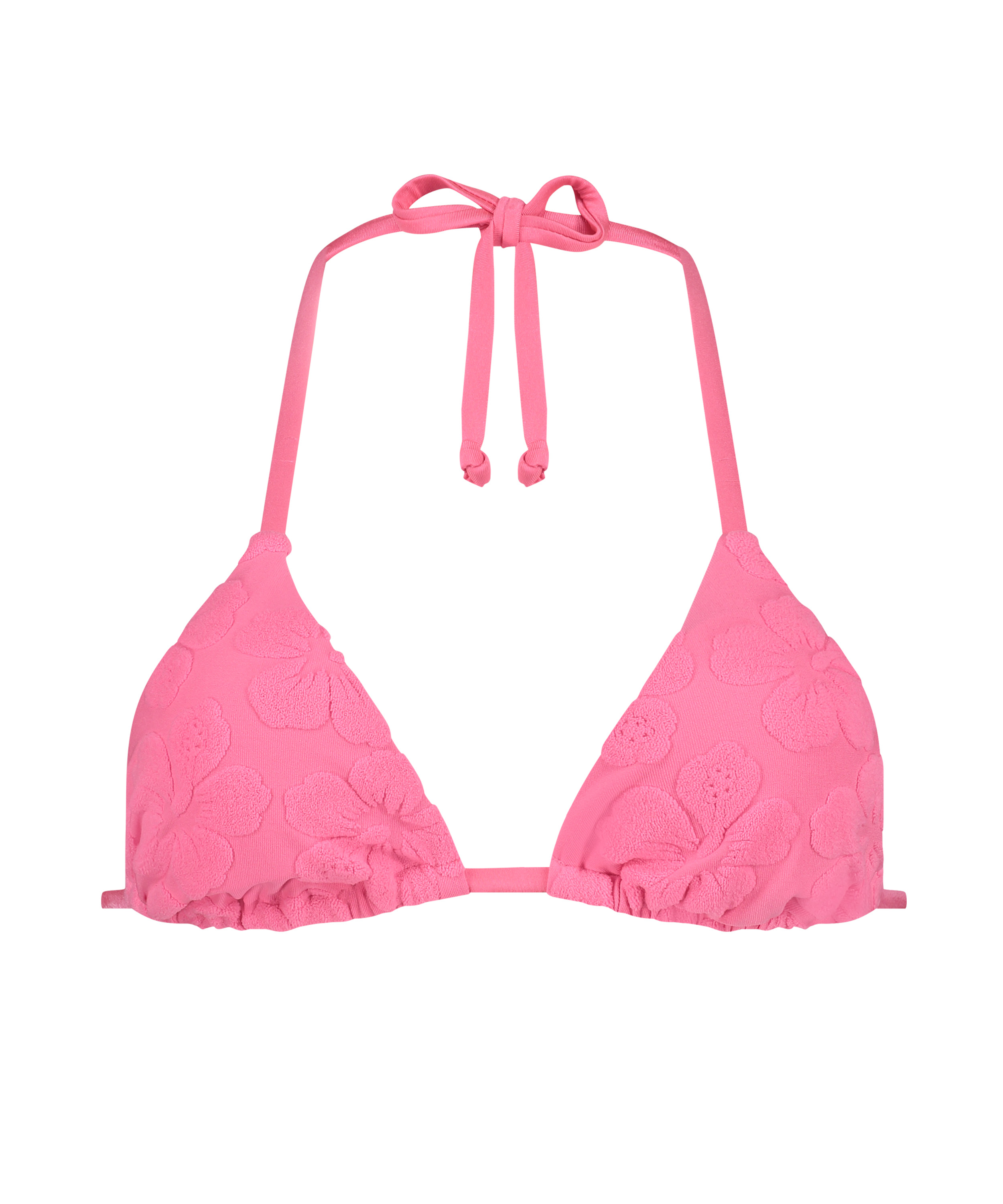Top de bikini triangular Hula, Rosa, main