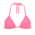 Top de bikini triangular Hula, Rosa