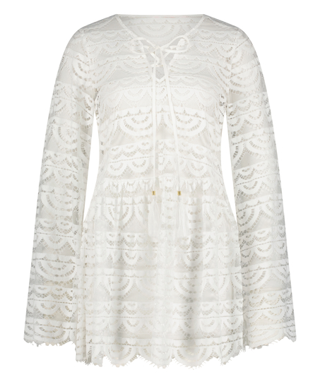 Vestido de playa, Blanco