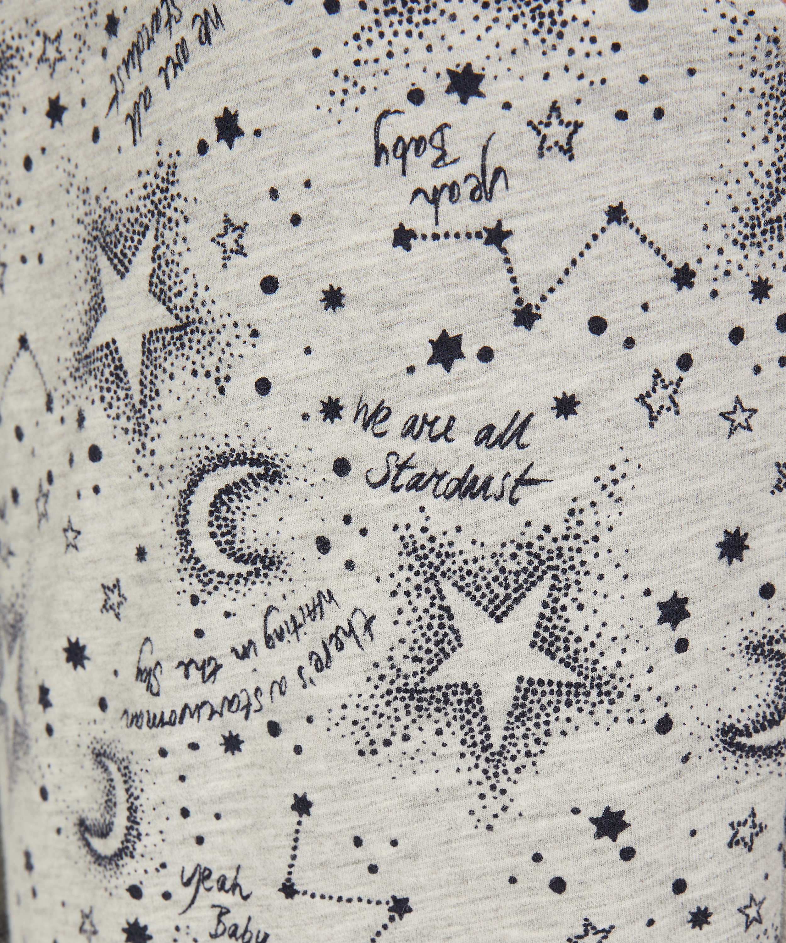 Pantalón de pijama de punto, Gris, main