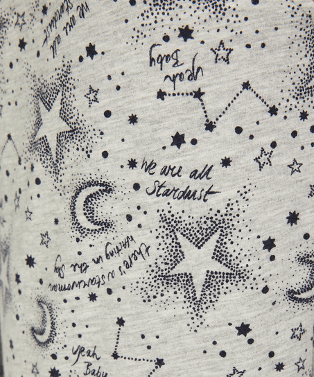 Pantalón de pijama de punto, Gris