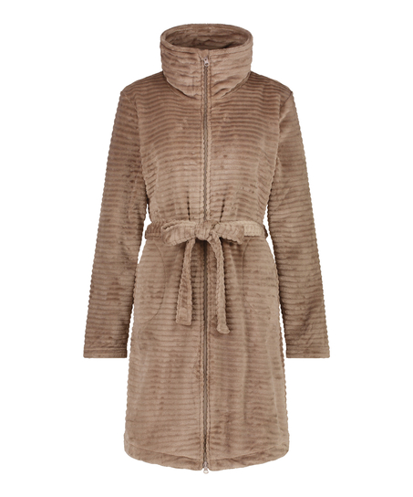 Albornoz Zip Fleece, Gris