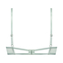 Sujetador push-up de aros preformado Lillia, Verde