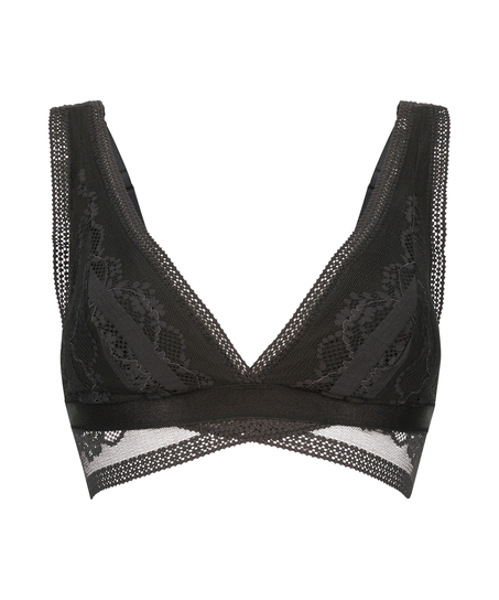 Bralette Cleo, Negro