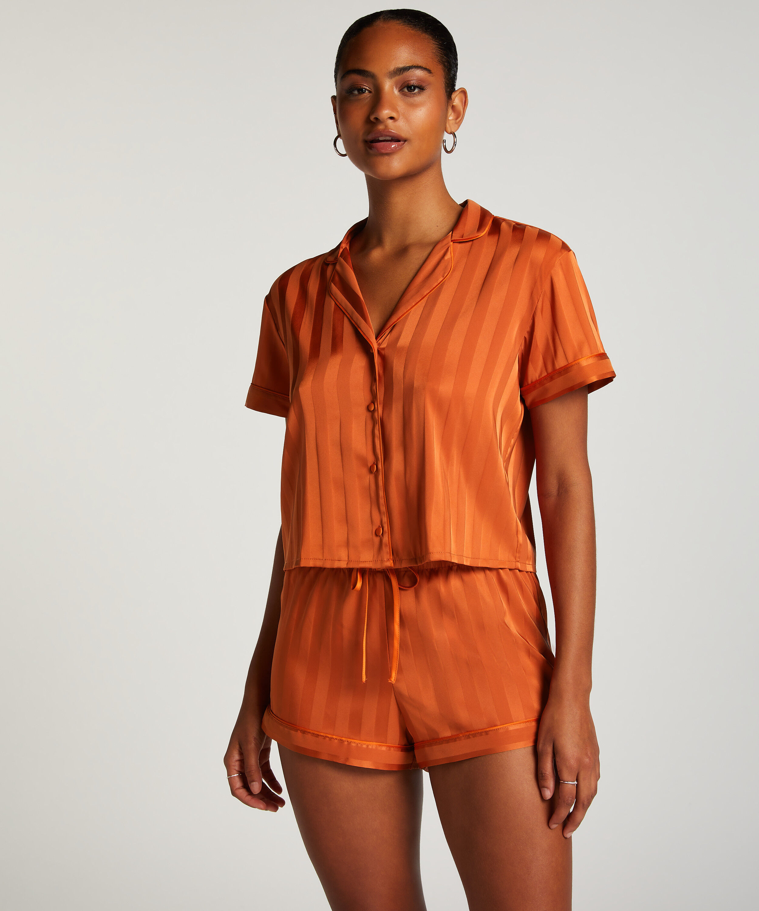 Pantalón de pijama Satin, Naranja