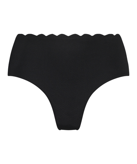 Braguita de Bikini Rio Scallop, Negro