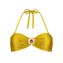 Top de bikini bandeau Nice, Amarillo