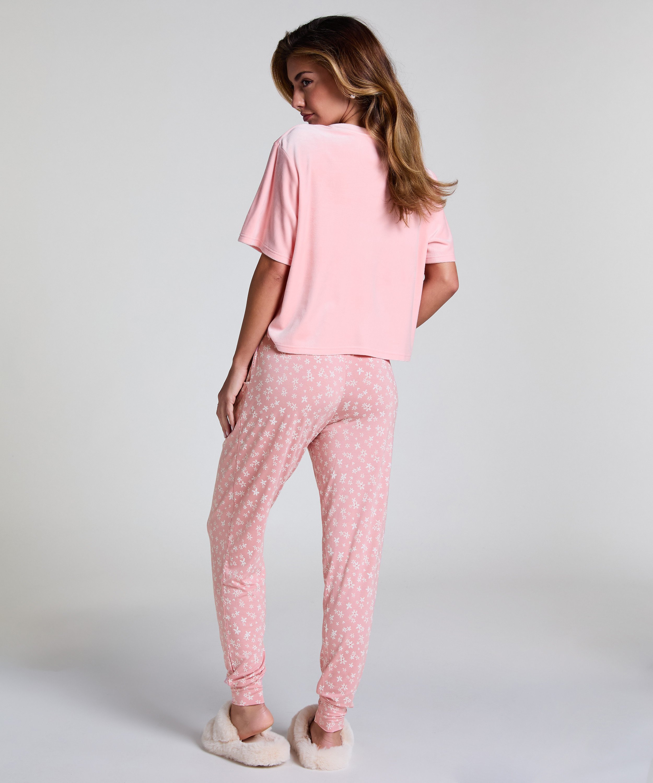 Pantalón de pijama Jersey, Rosa, main