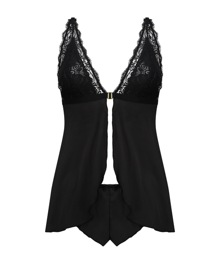 Babydoll Satin Mariah, Negro