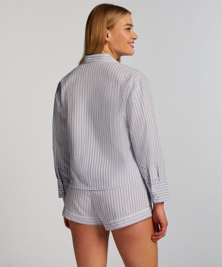 Pantal&oacute;n corto de algod&oacute;n, Azul