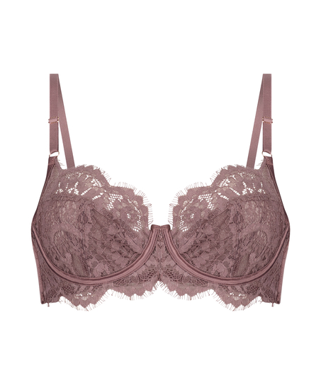 Sujetador con aros sin relleno Hannako, Morado