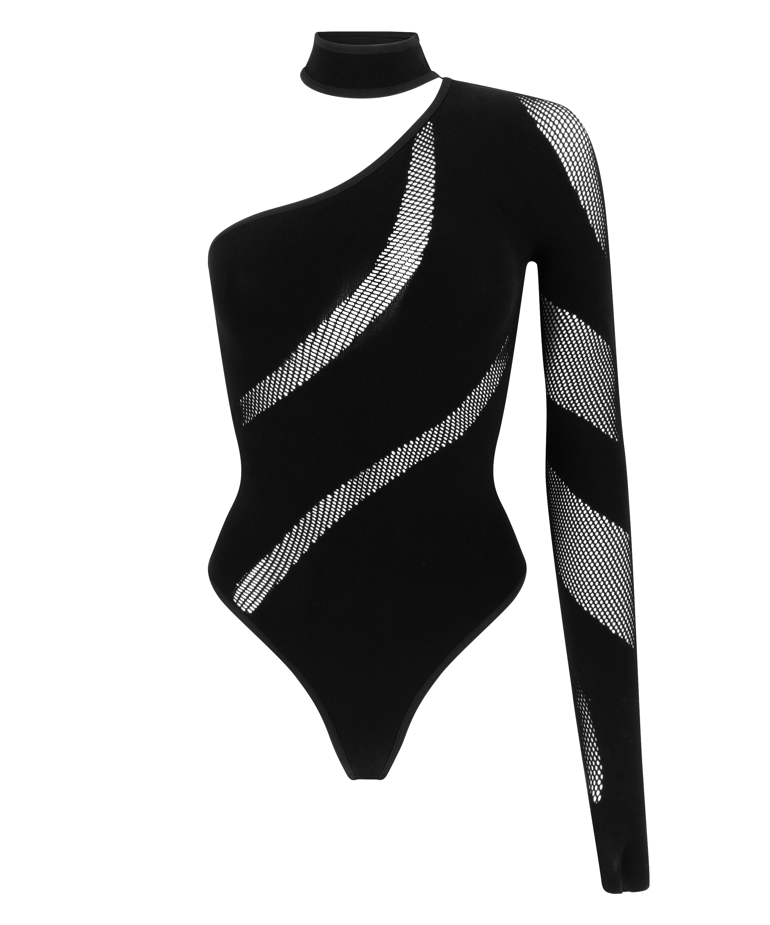 Bodi asimétrico, Negro, main