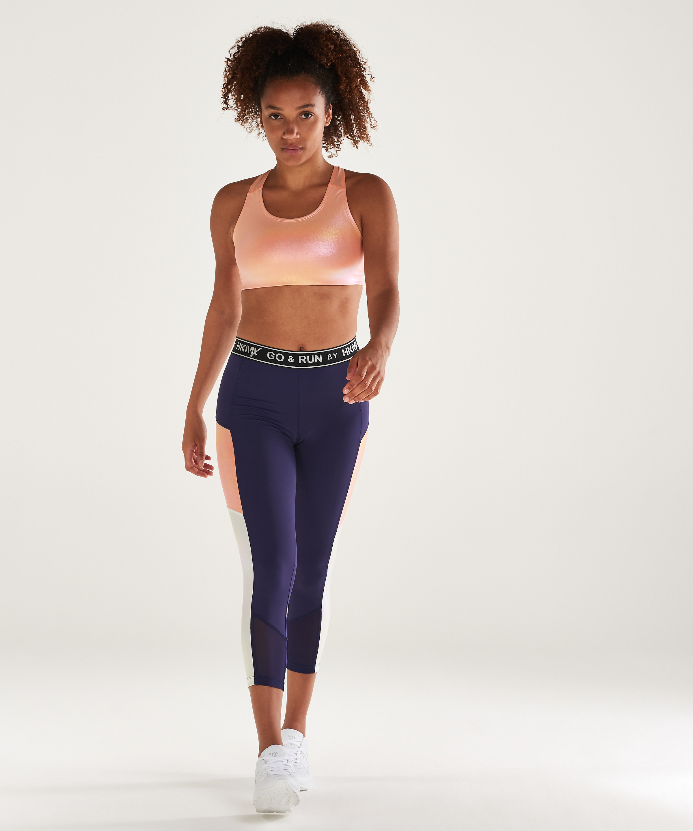 Pantal&oacute;n pirata de corte normal de HKMX, Azul, main