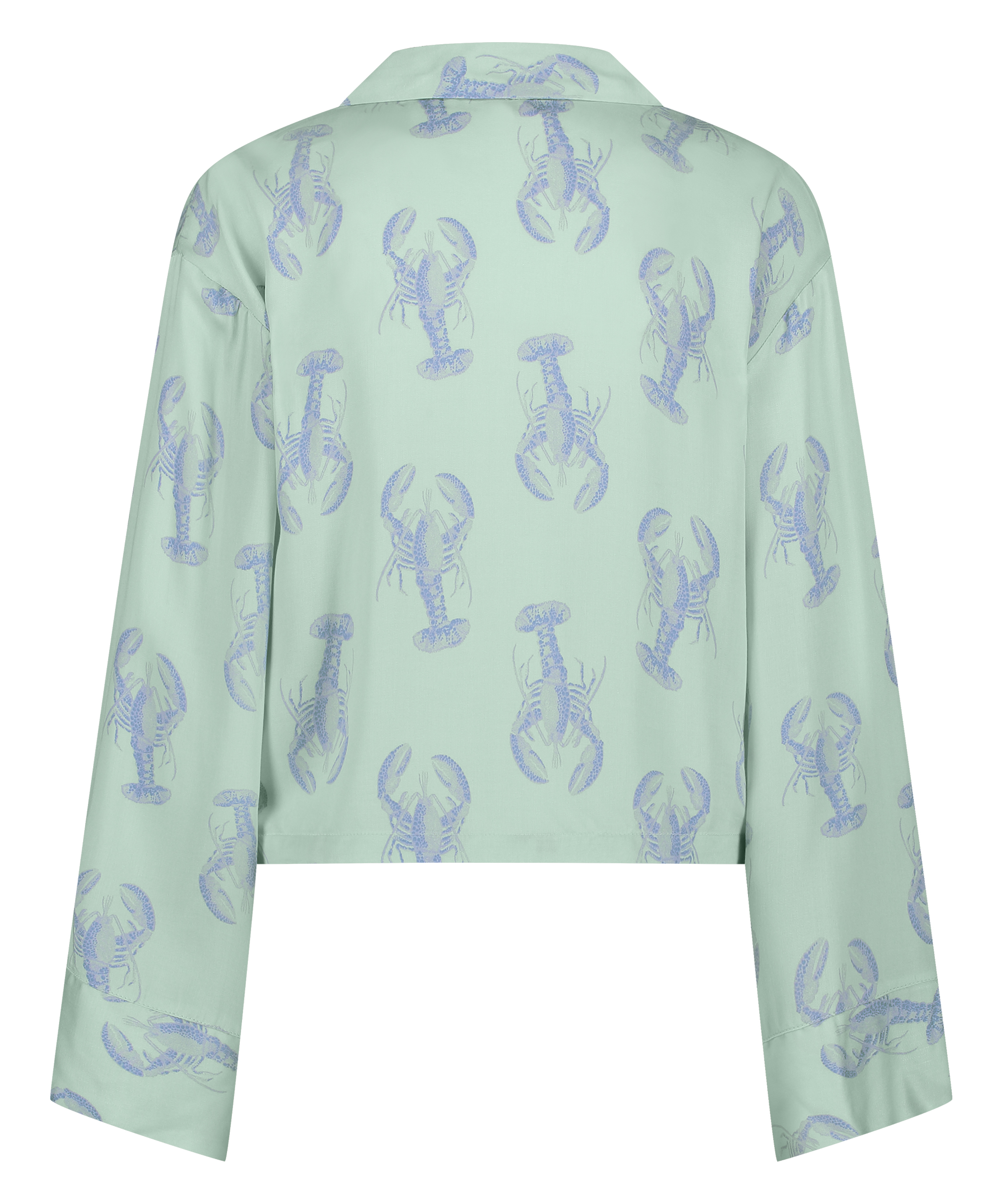 Chaqueta de manga larga y satén, Verde, main