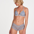Preformado triangular bralette Marina, Gris