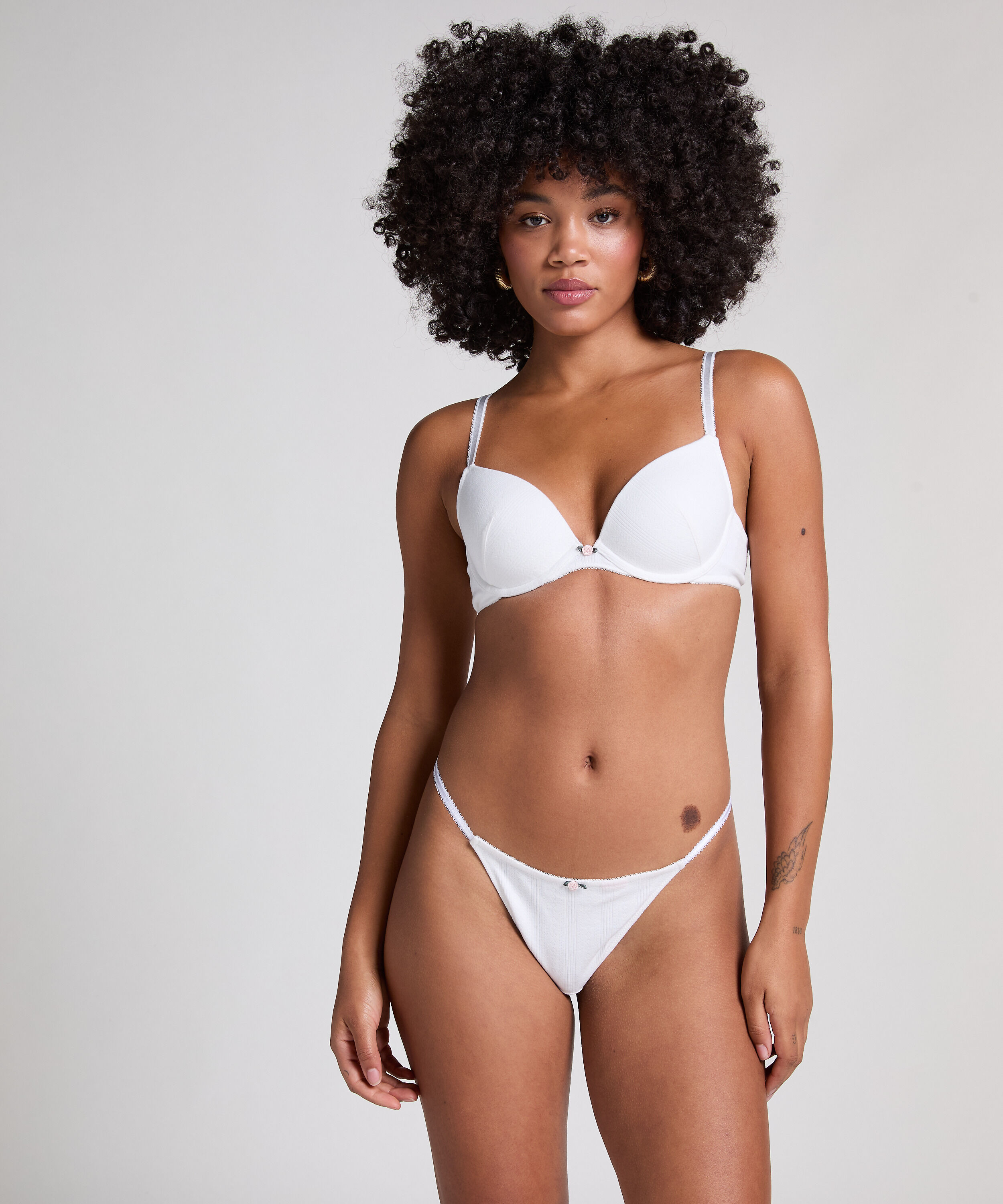 Tanga Pointelle, Blanco