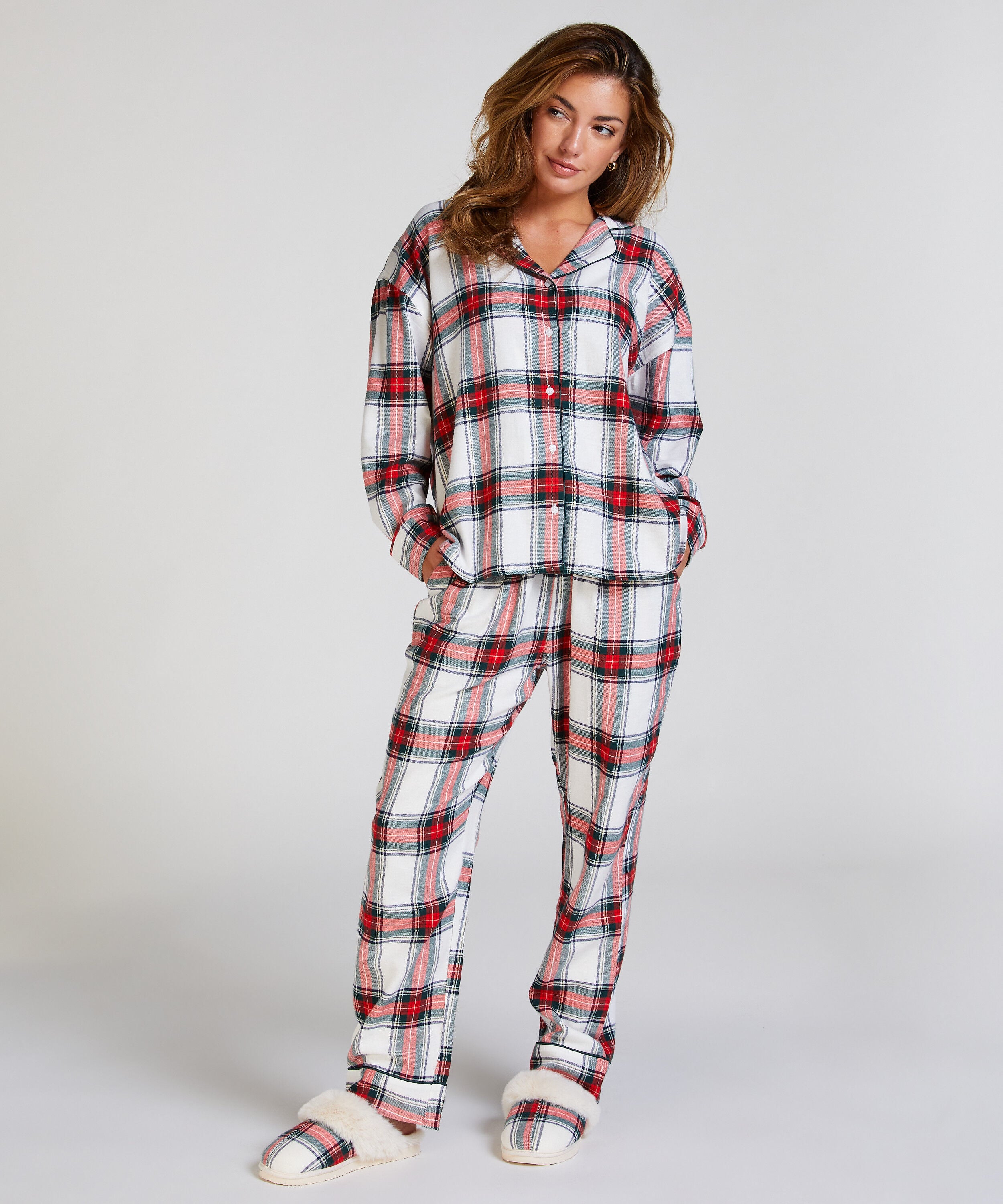 Top de pijama de franela