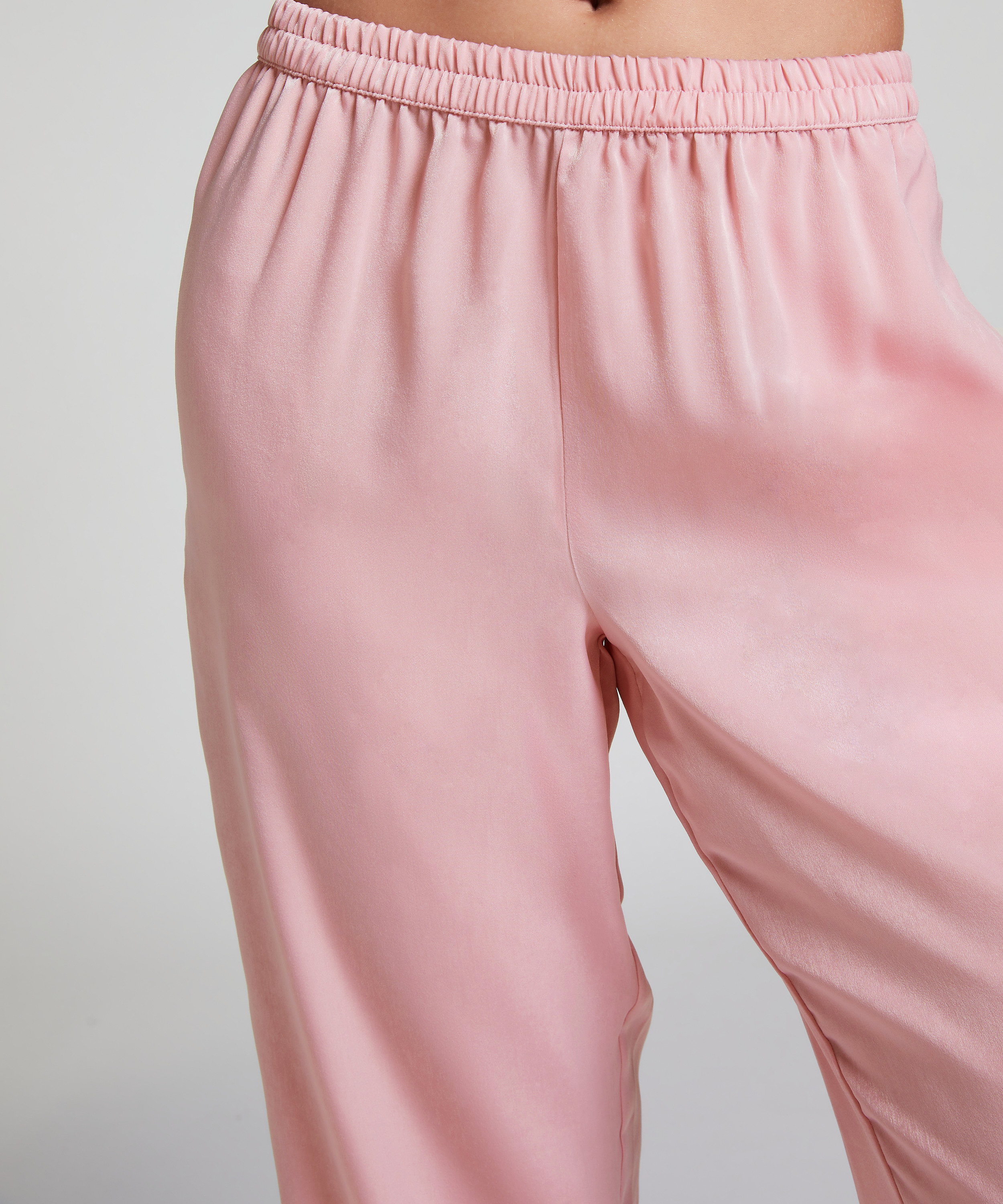 Pantalón de satén, Rosa, main